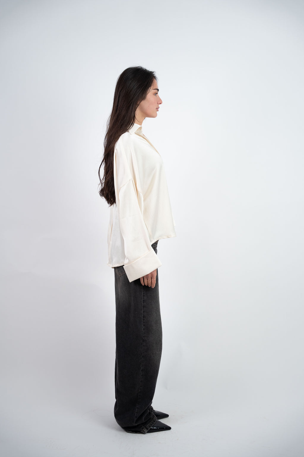 SATIN RELAXED BLOUSE