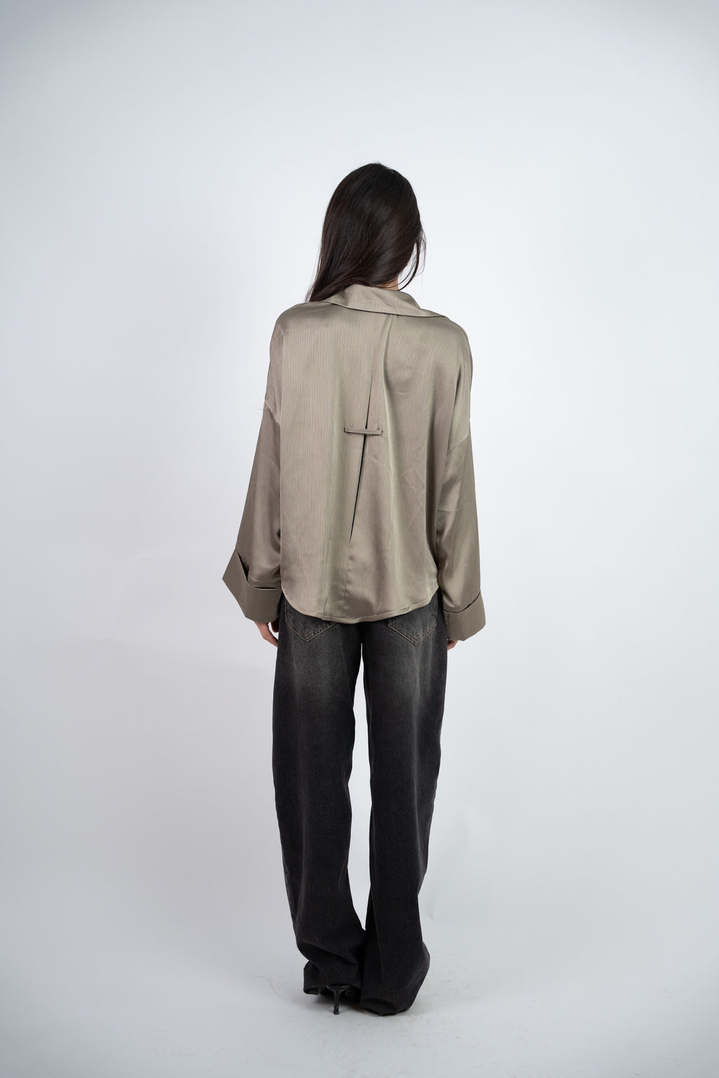 SATIN RELAXED BLOUSE