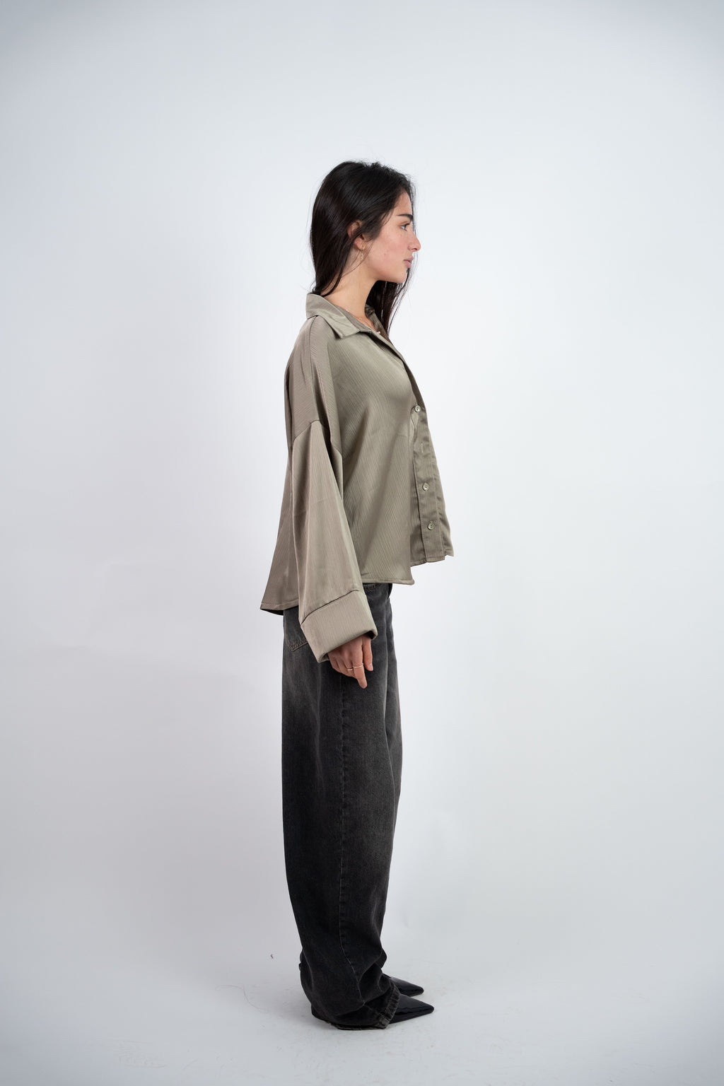 SATIN RELAXED BLOUSE