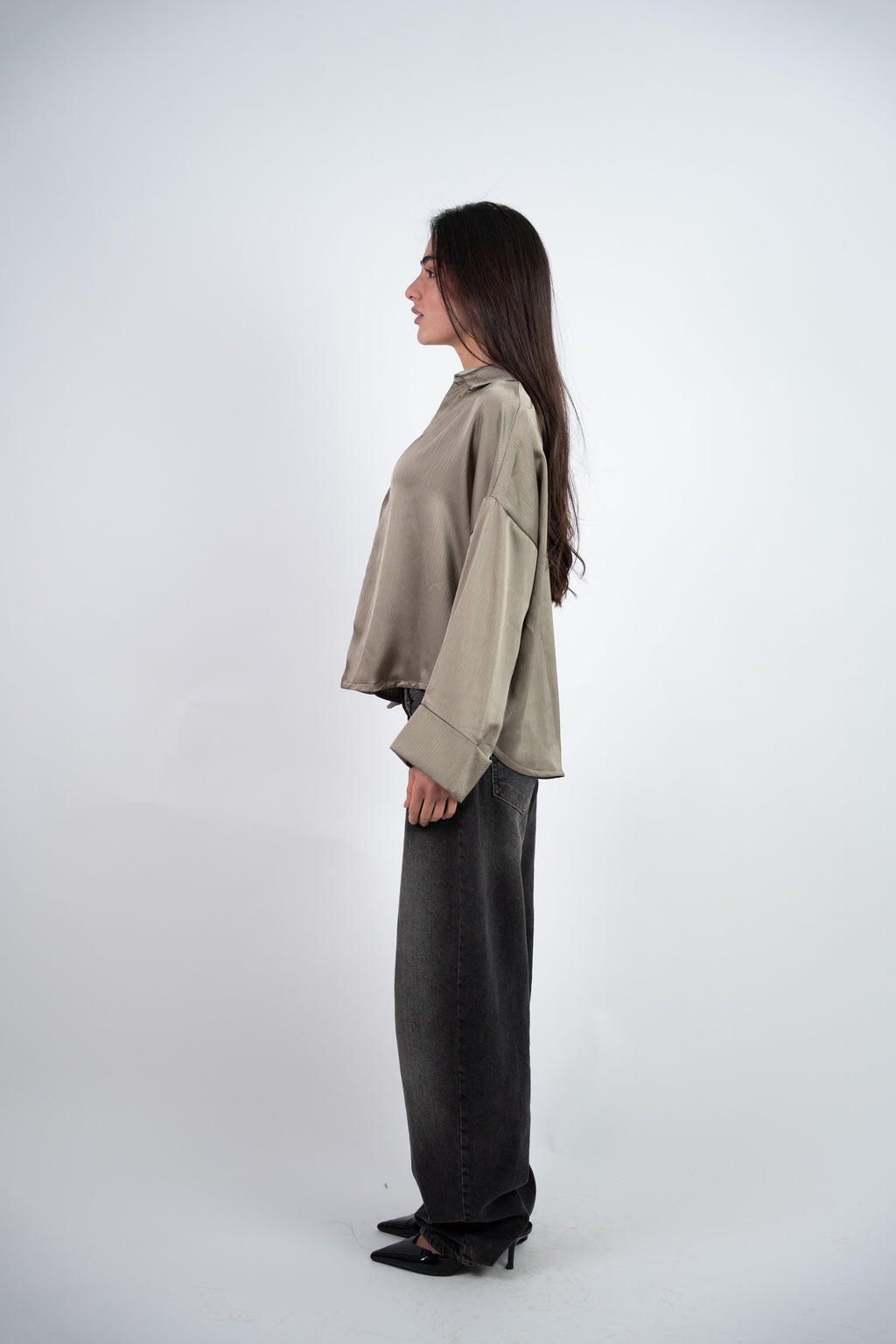 SATIN RELAXED BLOUSE