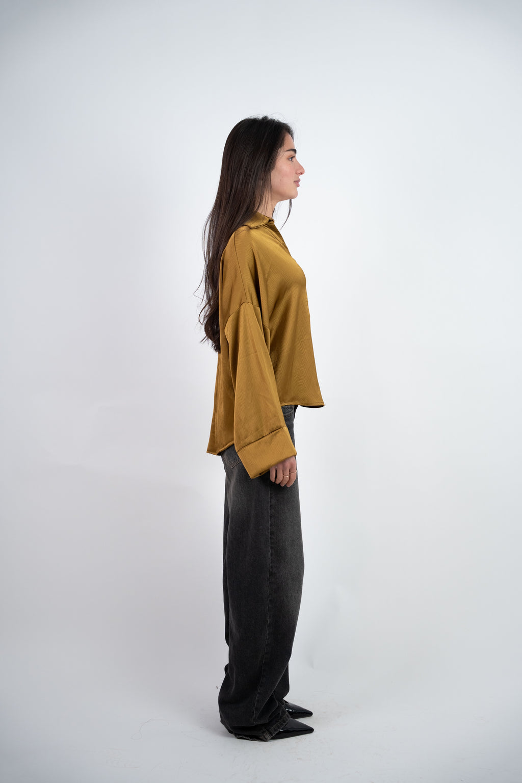 SATIN RELAXED BLOUSE