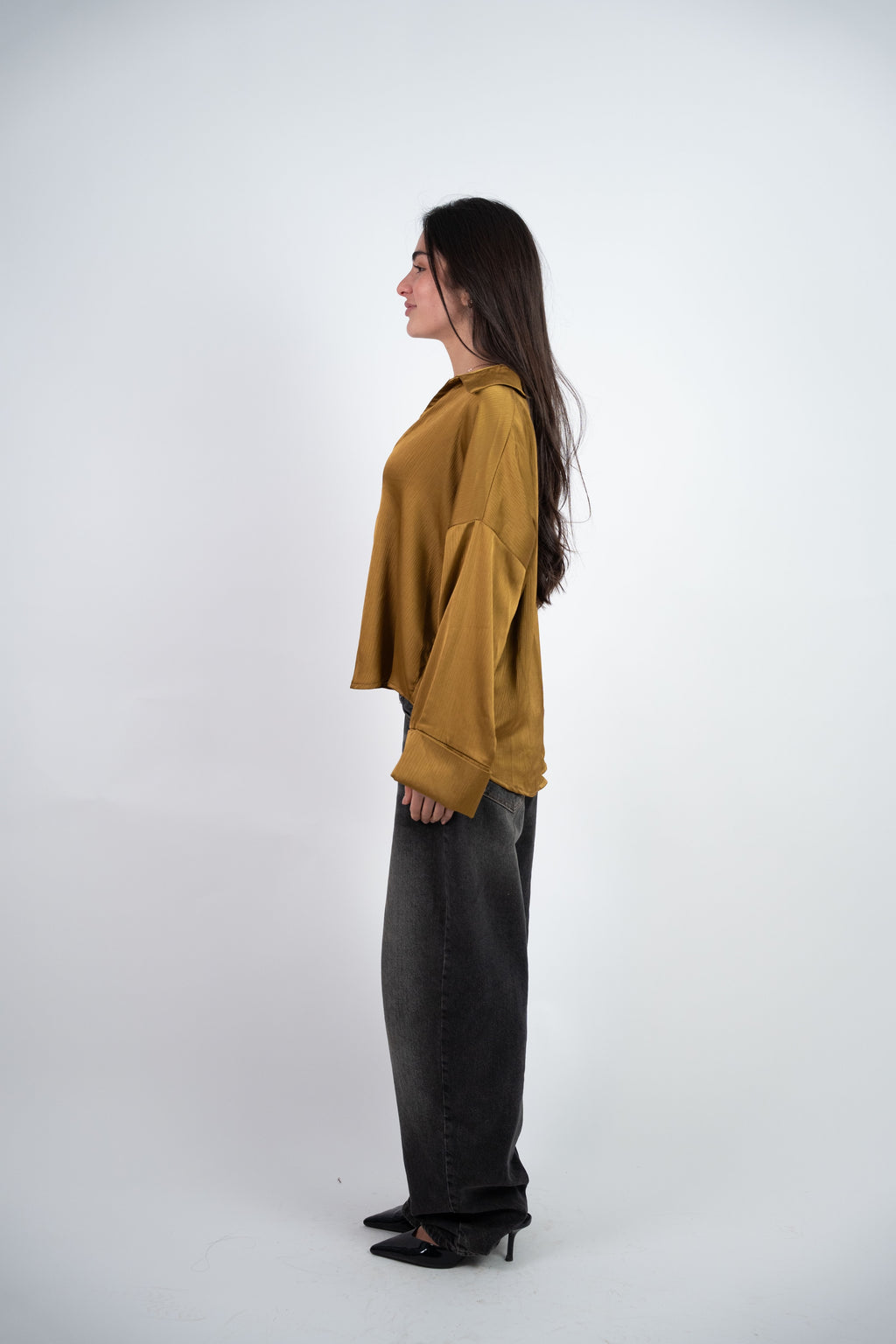 SATIN RELAXED BLOUSE