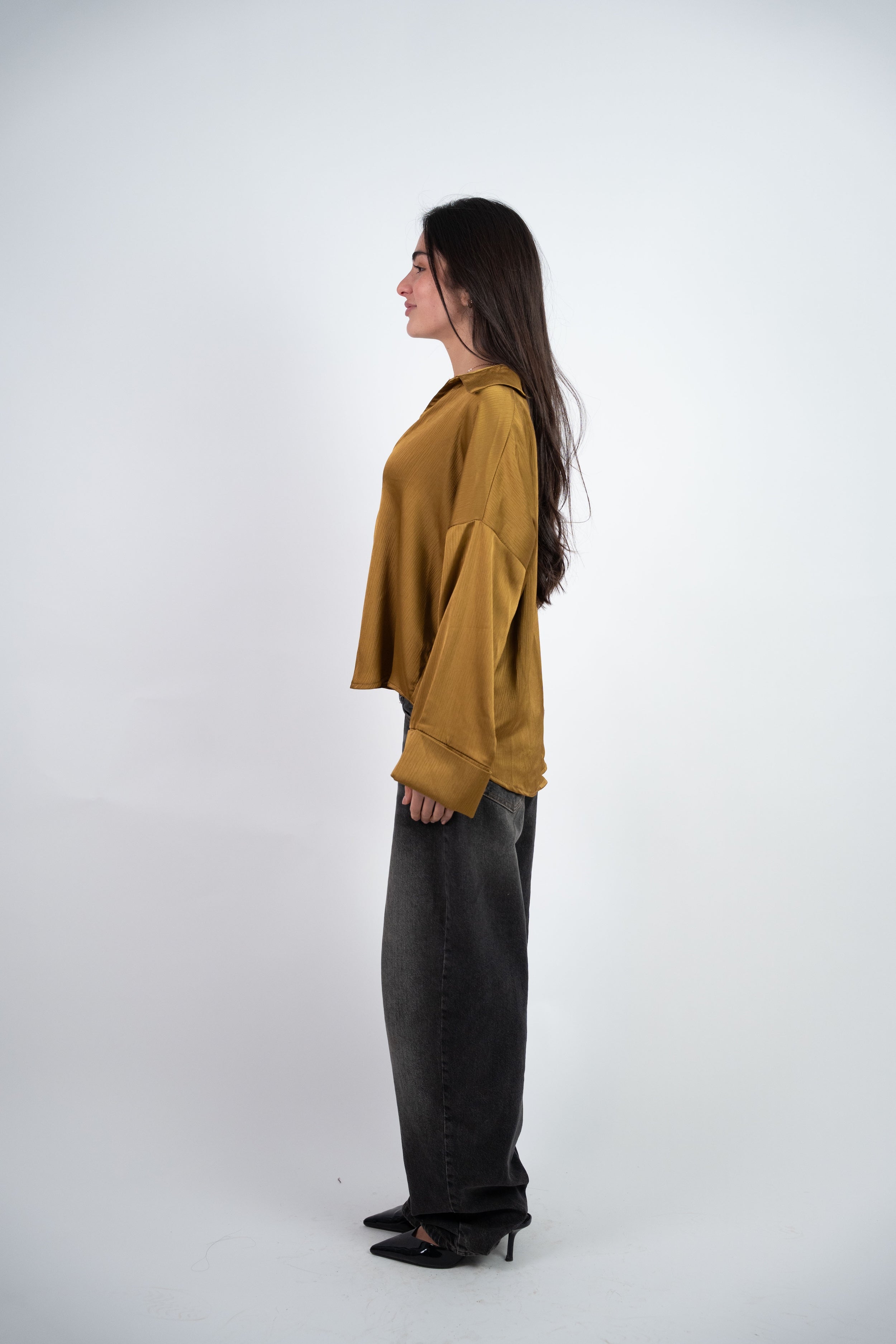 SATIN RELAXED BLOUSE