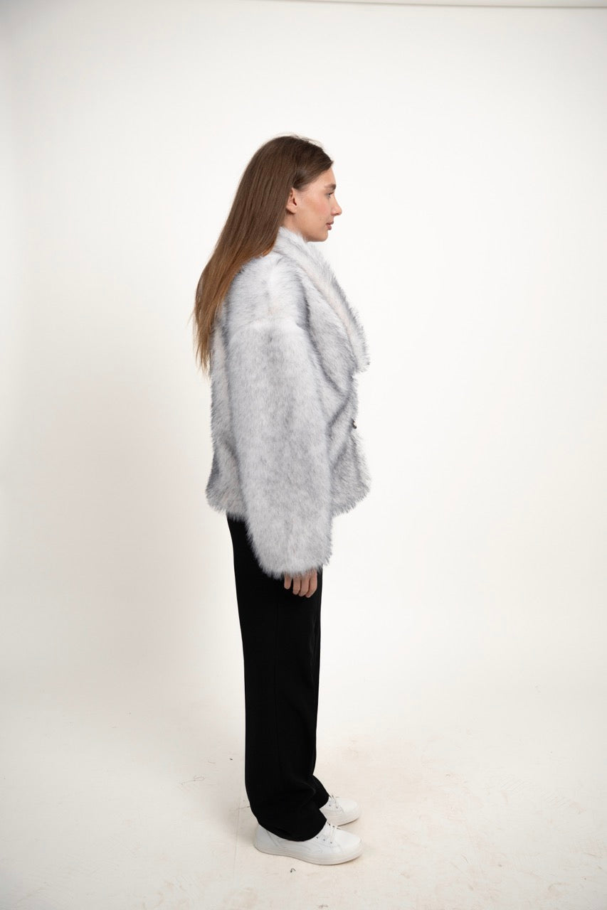 FUR COLLAR JACKET