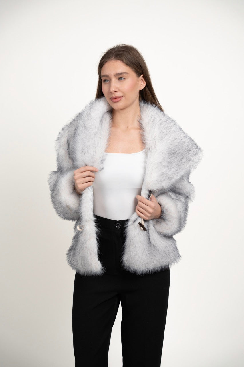 FUR COLLAR JACKET