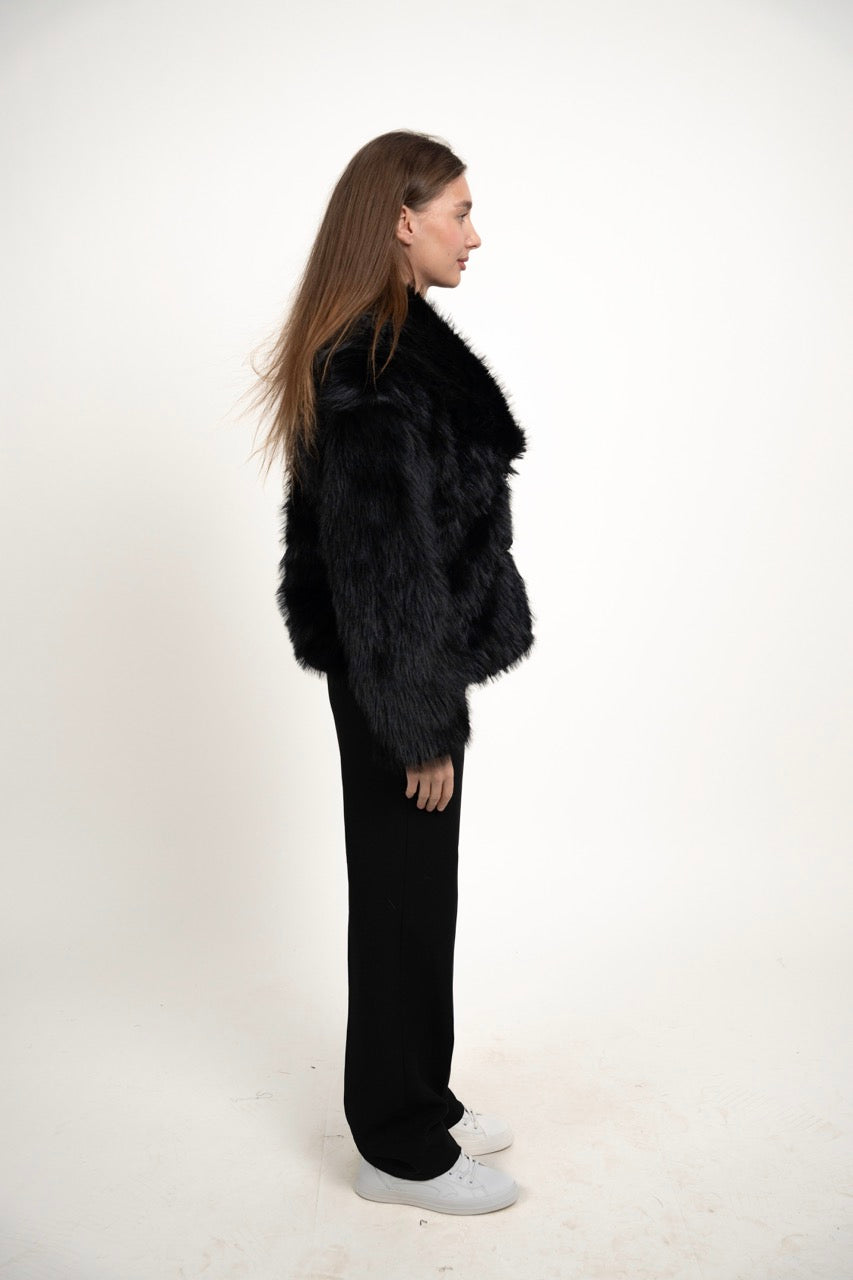 FUR COLLAR JACKET
