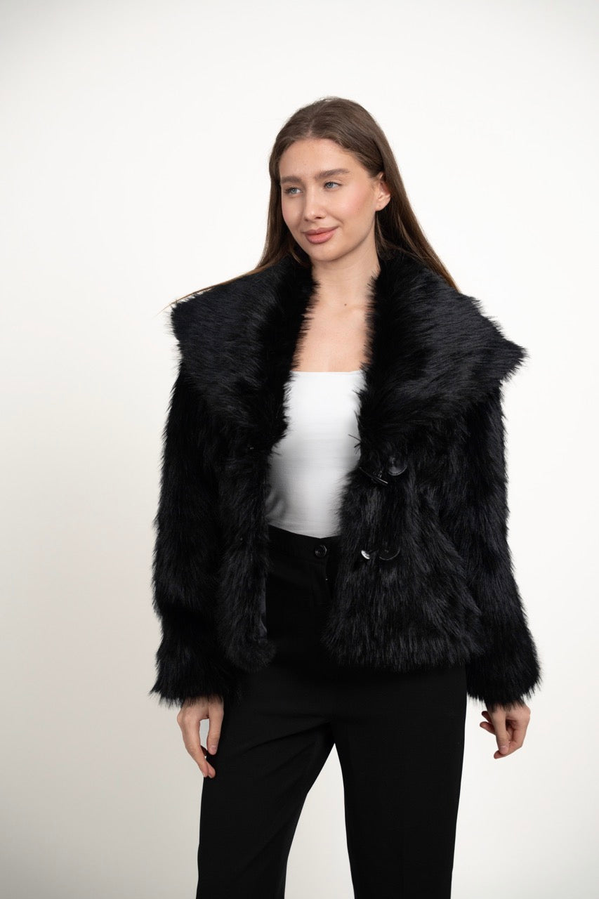 FUR COLLAR JACKET