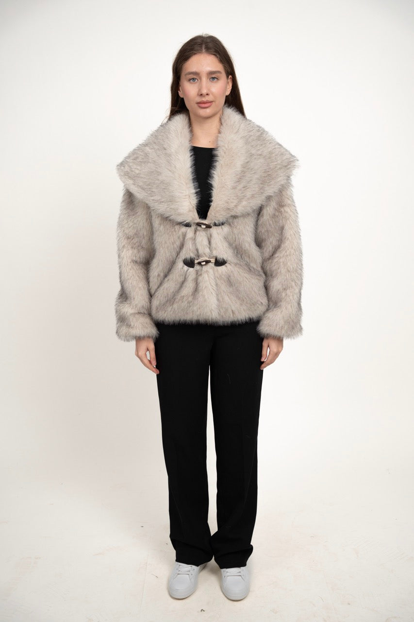 FUR COLLAR JACKET