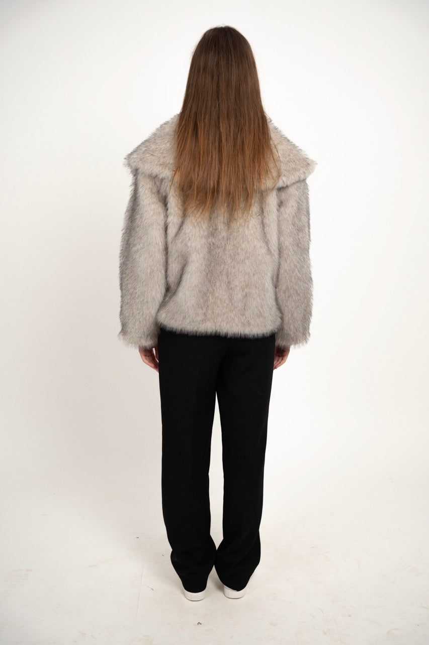 FUR COLLAR JACKET