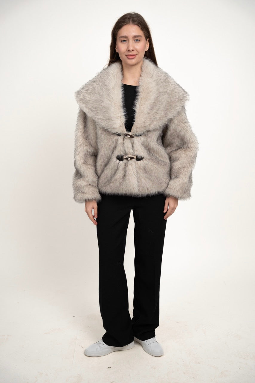 FUR COLLAR JACKET