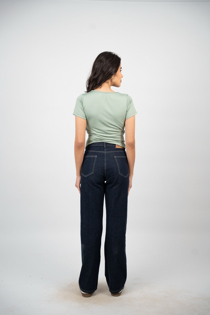 DRAPED SHOULDER DETAIL TOP