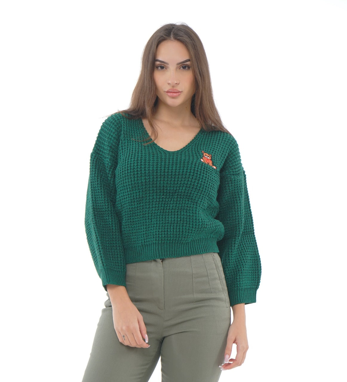 TEDDY TEXTURED KNIT TOP
