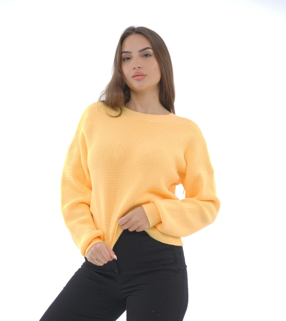 BOW DETAIL KNIT BLOUSE