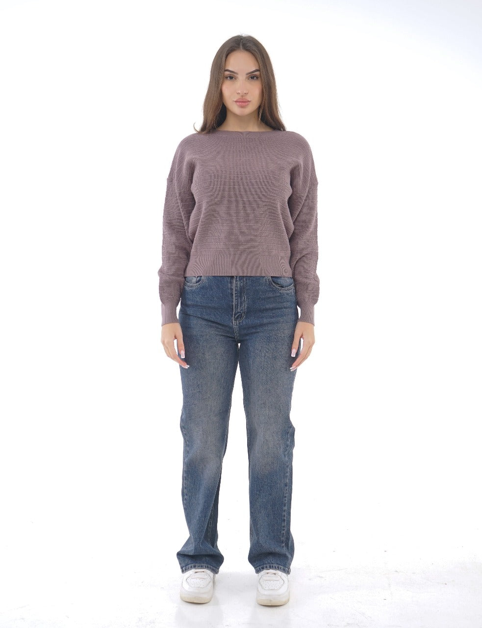 BOW DETAIL KNIT BLOUSE